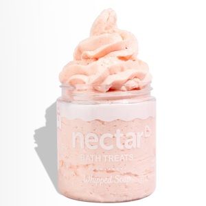 New never opened Nectar Bath Treats whipped soap - peach sangria